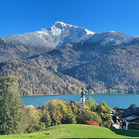 Ferienwohnung Schossleitner - Der Wohlfuehl-Ansitz Am Wolfgangsee Mit Weitblick Sankt Gilgen Εξωτερικό φωτογραφία