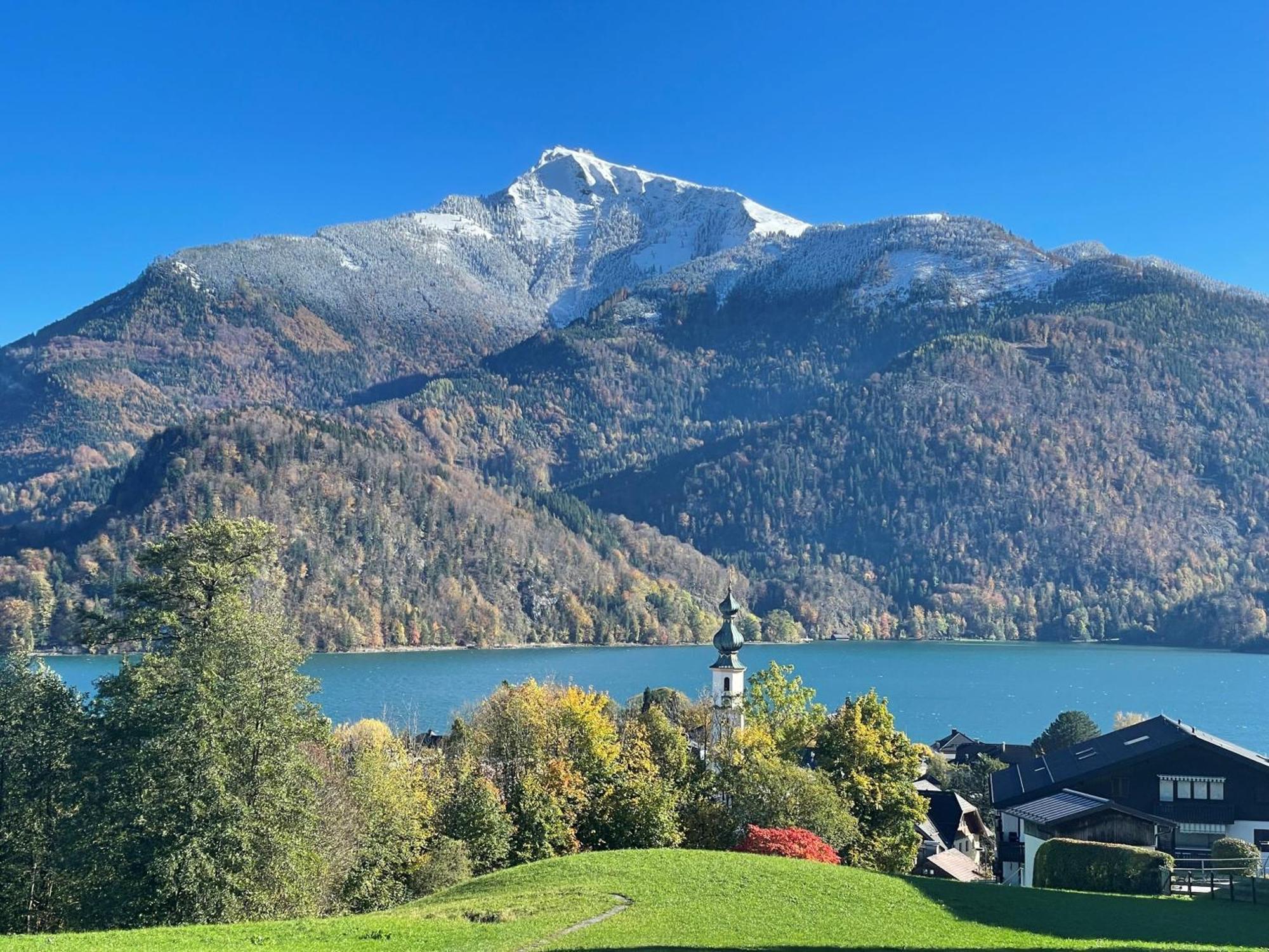 Ferienwohnung Schossleitner - Der Wohlfuehl-Ansitz Am Wolfgangsee Mit Weitblick Sankt Gilgen Εξωτερικό φωτογραφία